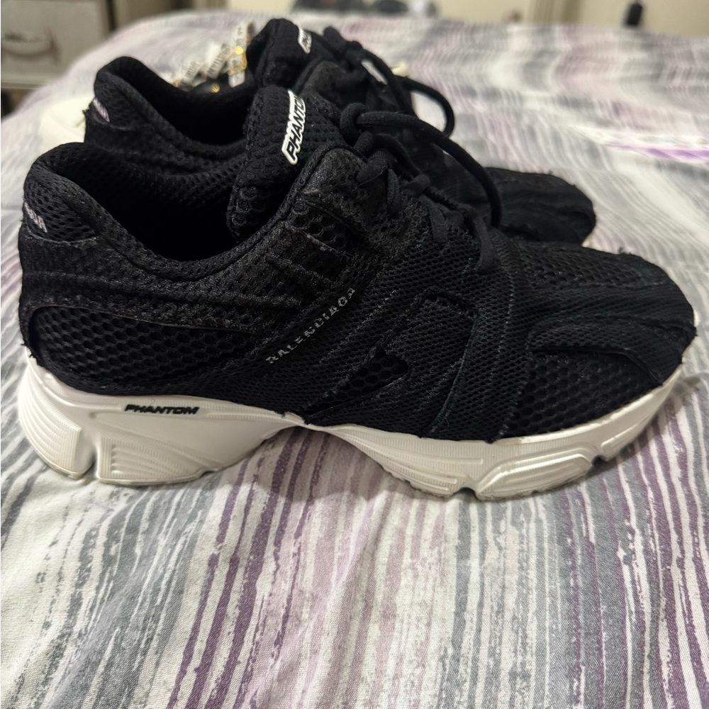 Balenciaga Black and White Sneakers